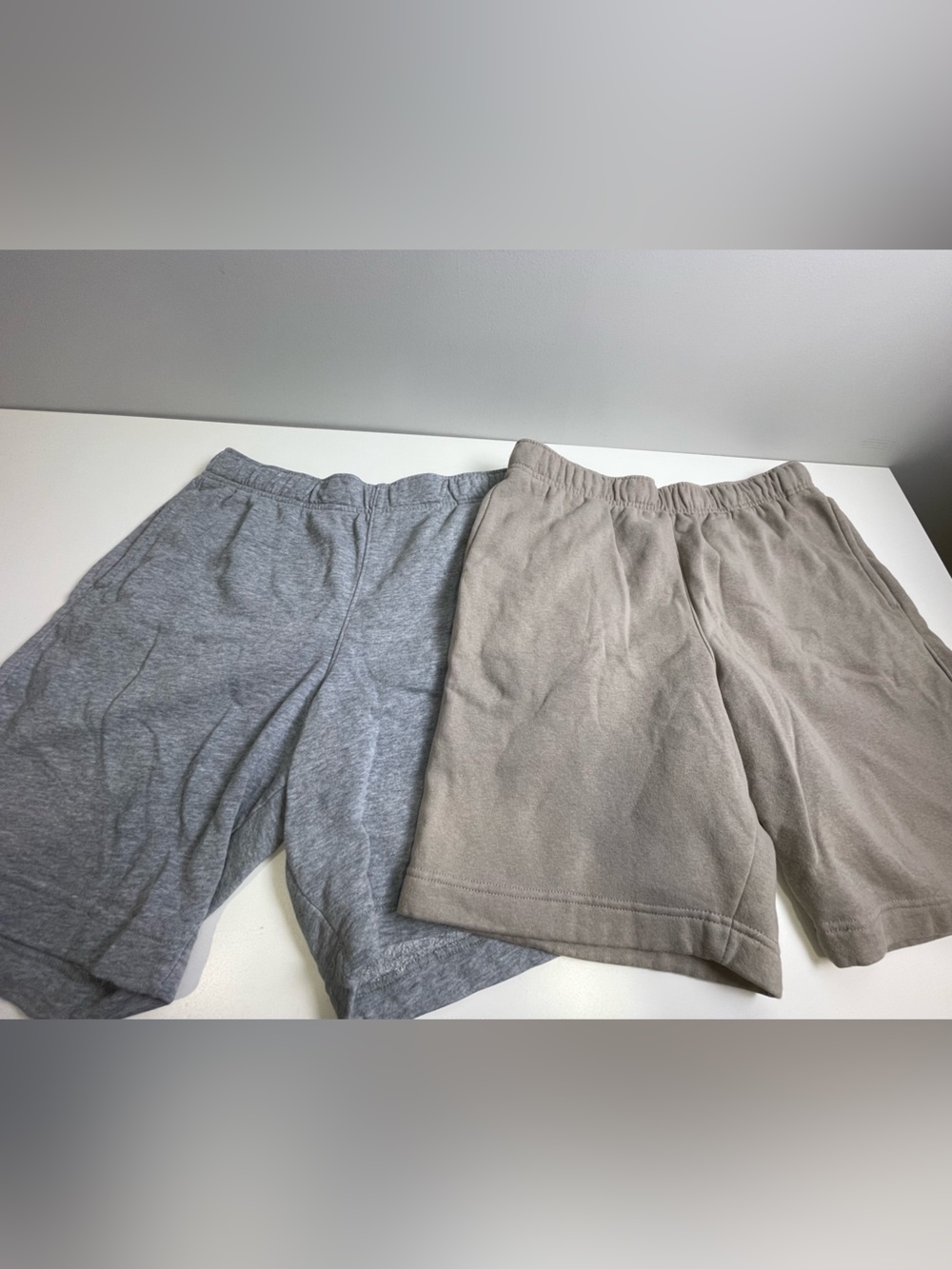 Athletic Works Men's Athletic Shorts - Gray and Taupe medium